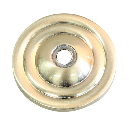 Gliderite Hardware 1-1/2 in. Champagne Gold Round Cabinet Hardware Backplate, 10PK 5061-CHPG-10